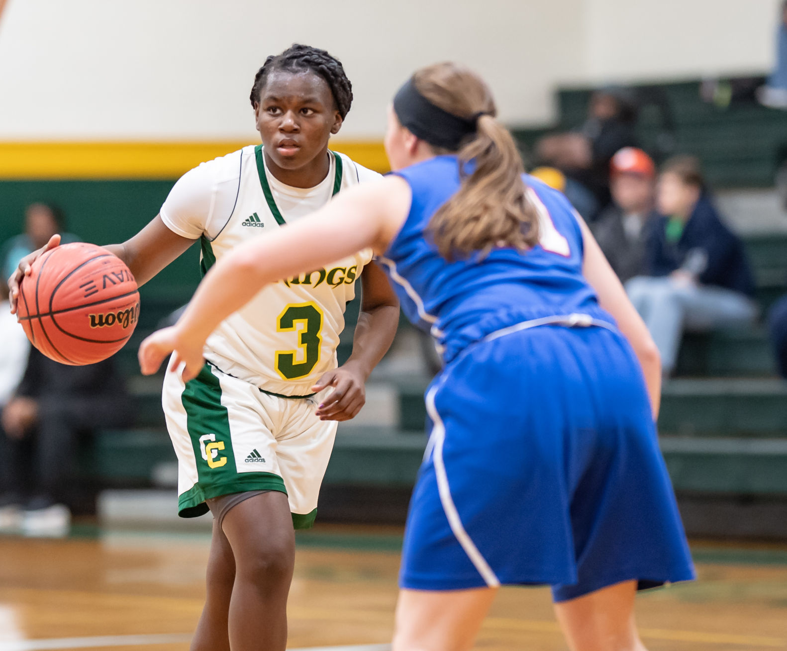 Friday night basketball action